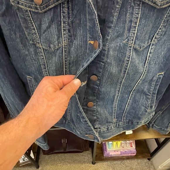 GAP Indigo Denim Jacket with Embellishments - Picture 5 of 5
